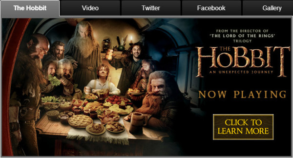 the hobbit mobile ad