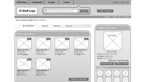 R-Stuff Wireframe